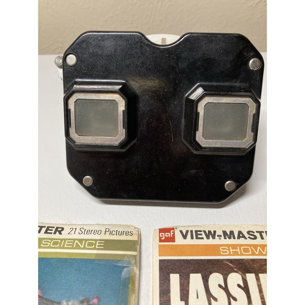 View-Master Vintage 1950 Viewer w/ Bible Story & Many Packages Of Reels Sleeves